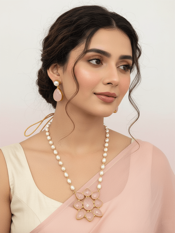 Omisha Real Pearl Set