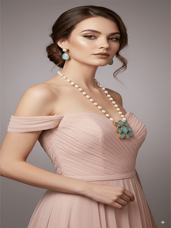 Omisha Real Pearl Set