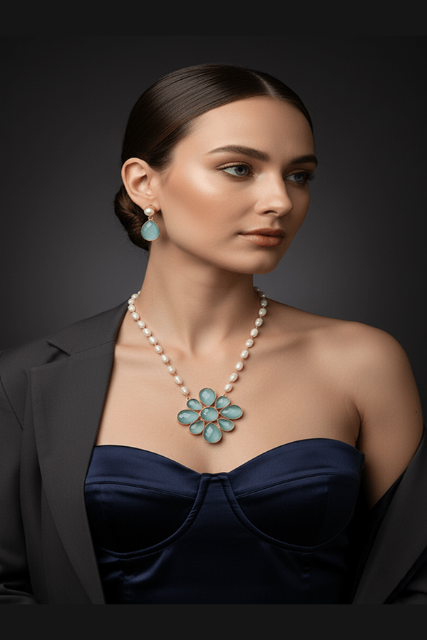 Umika Real Pearl Set