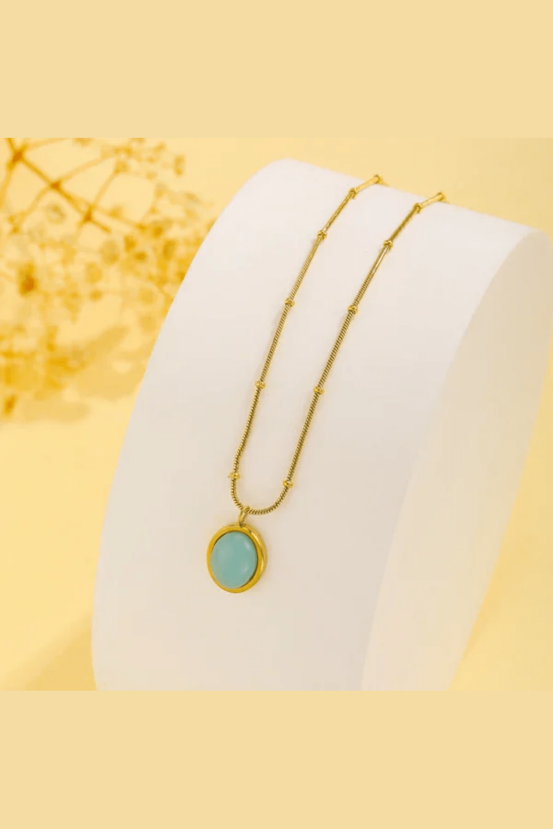 C-199 – 18k Gold Plated Stainless Steel Tarnish Free Waterproof Female Jewellery