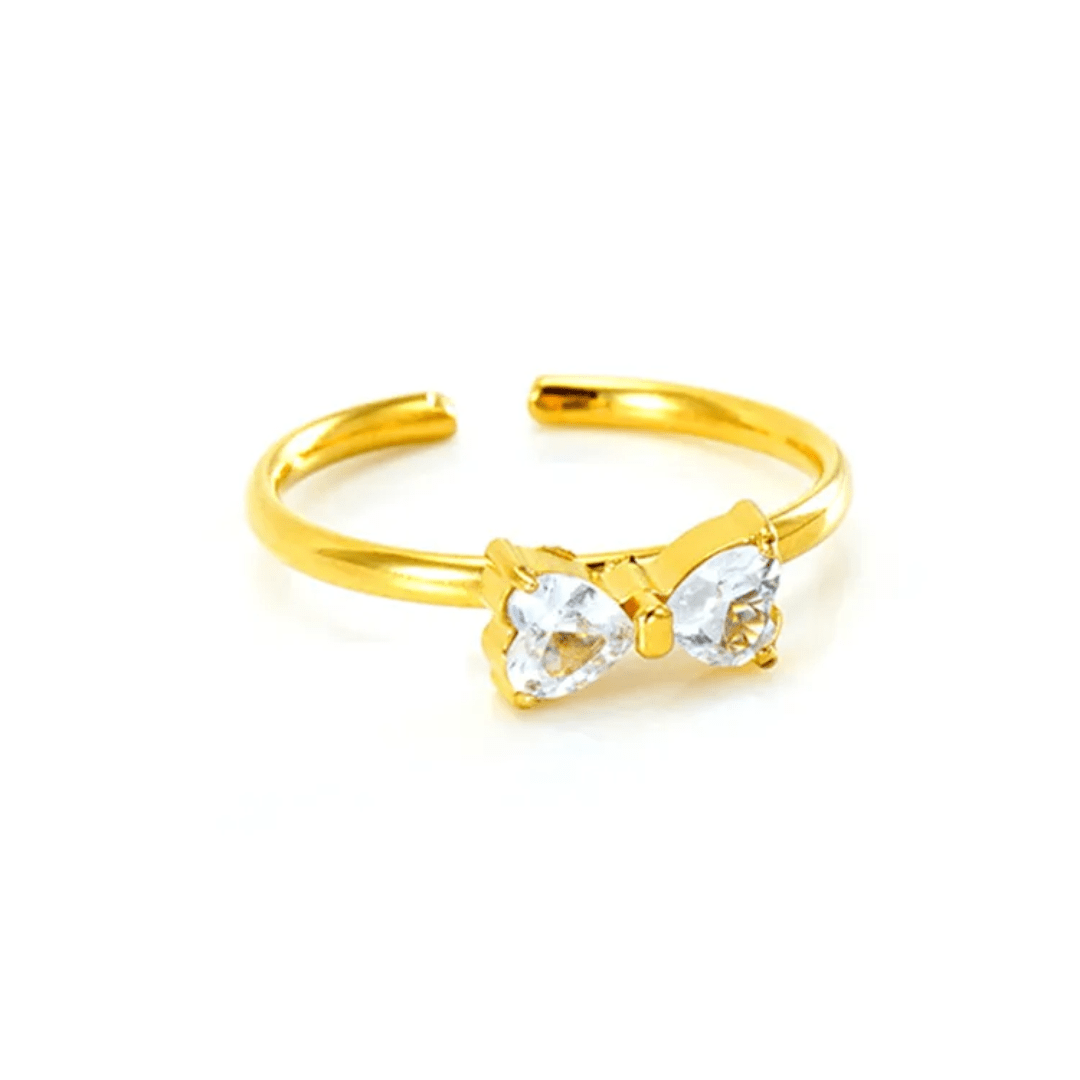 Zircon 18k Gold Plated Stainless Steel
