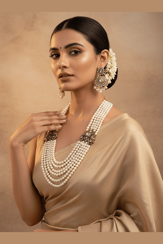 Anala Polki Kundan Necklace