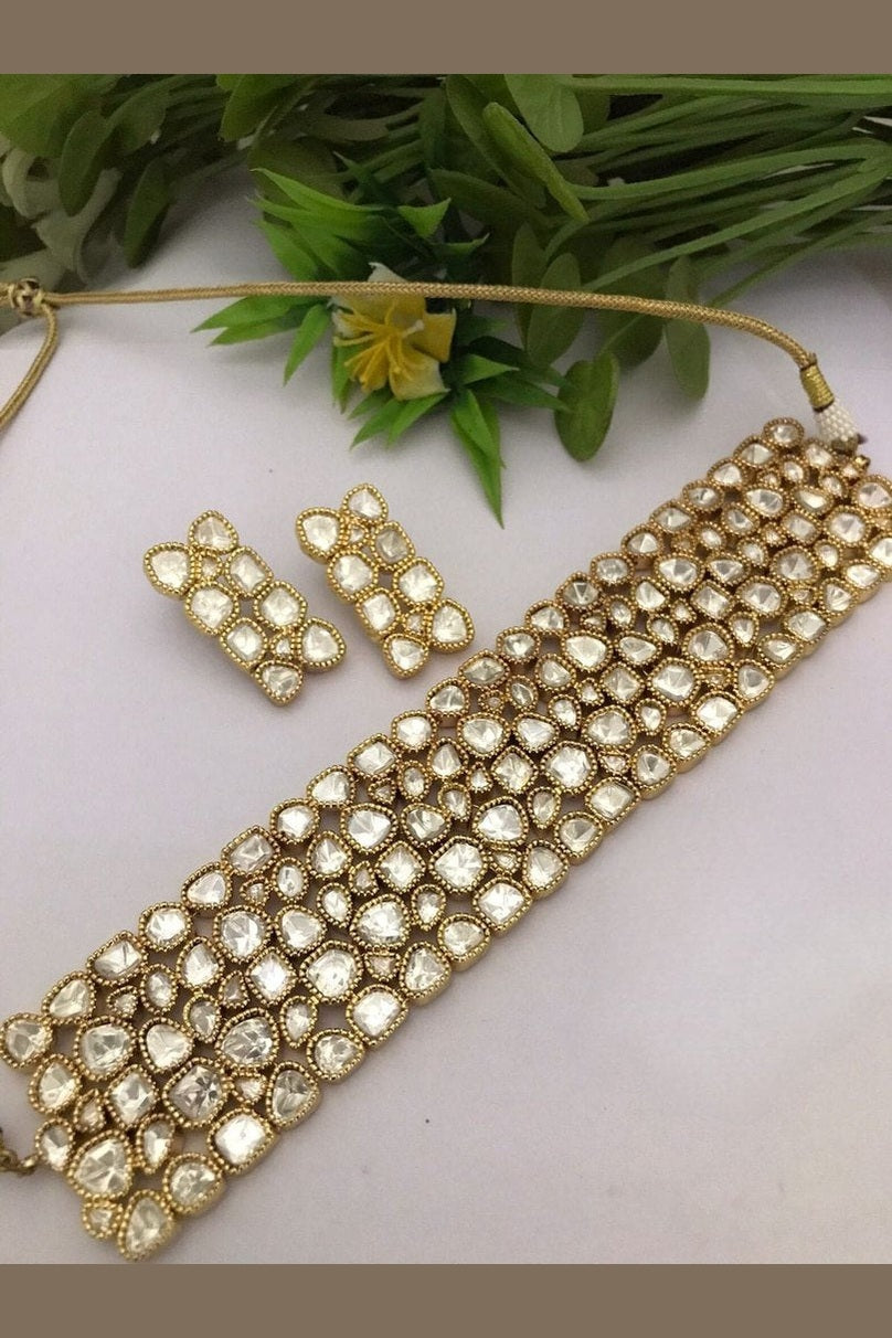 Aurora polki kundan set