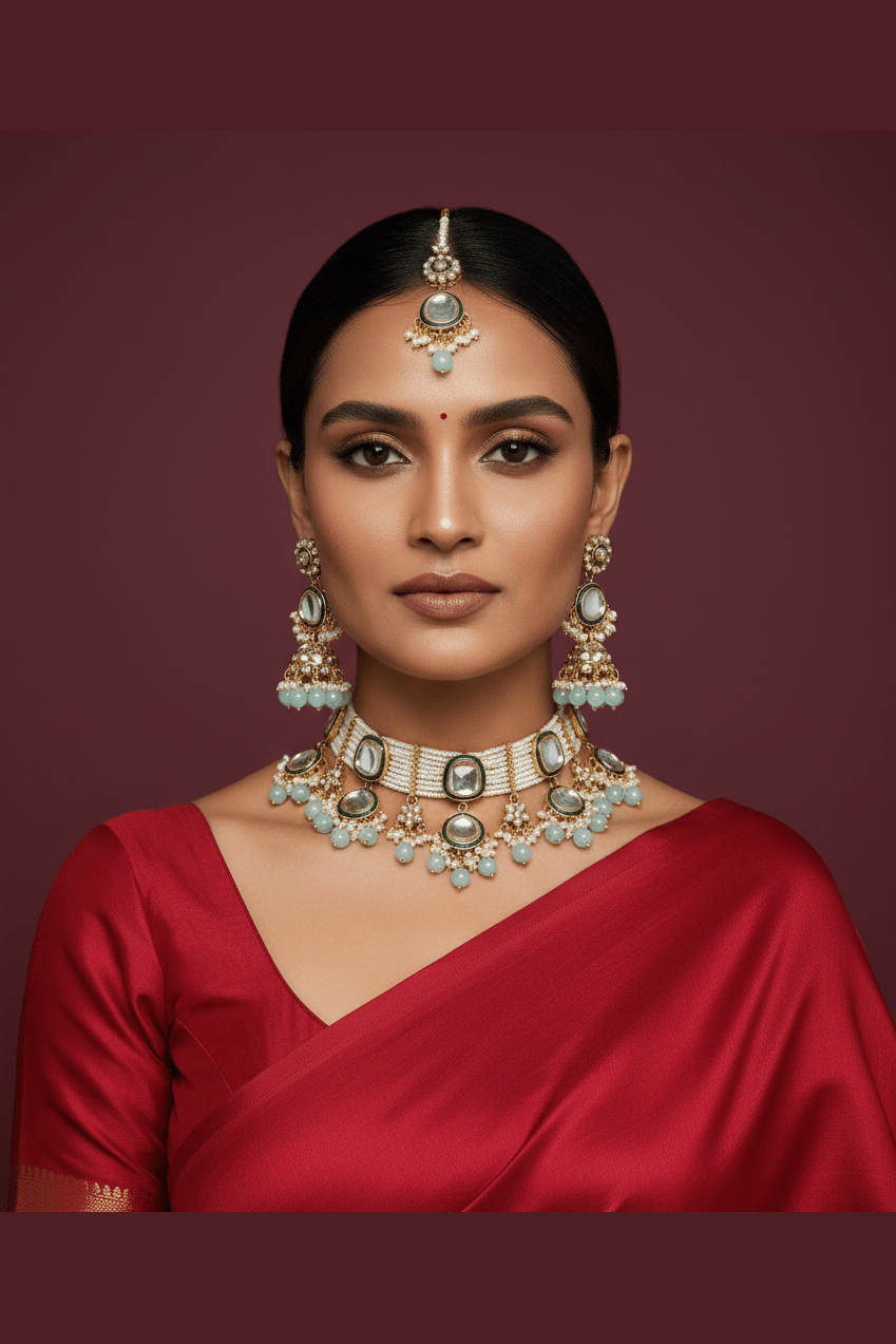 Dakshaja kundan set