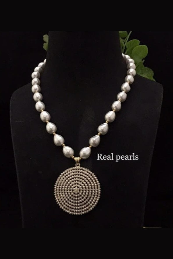 Suhasini Real Pearl Set