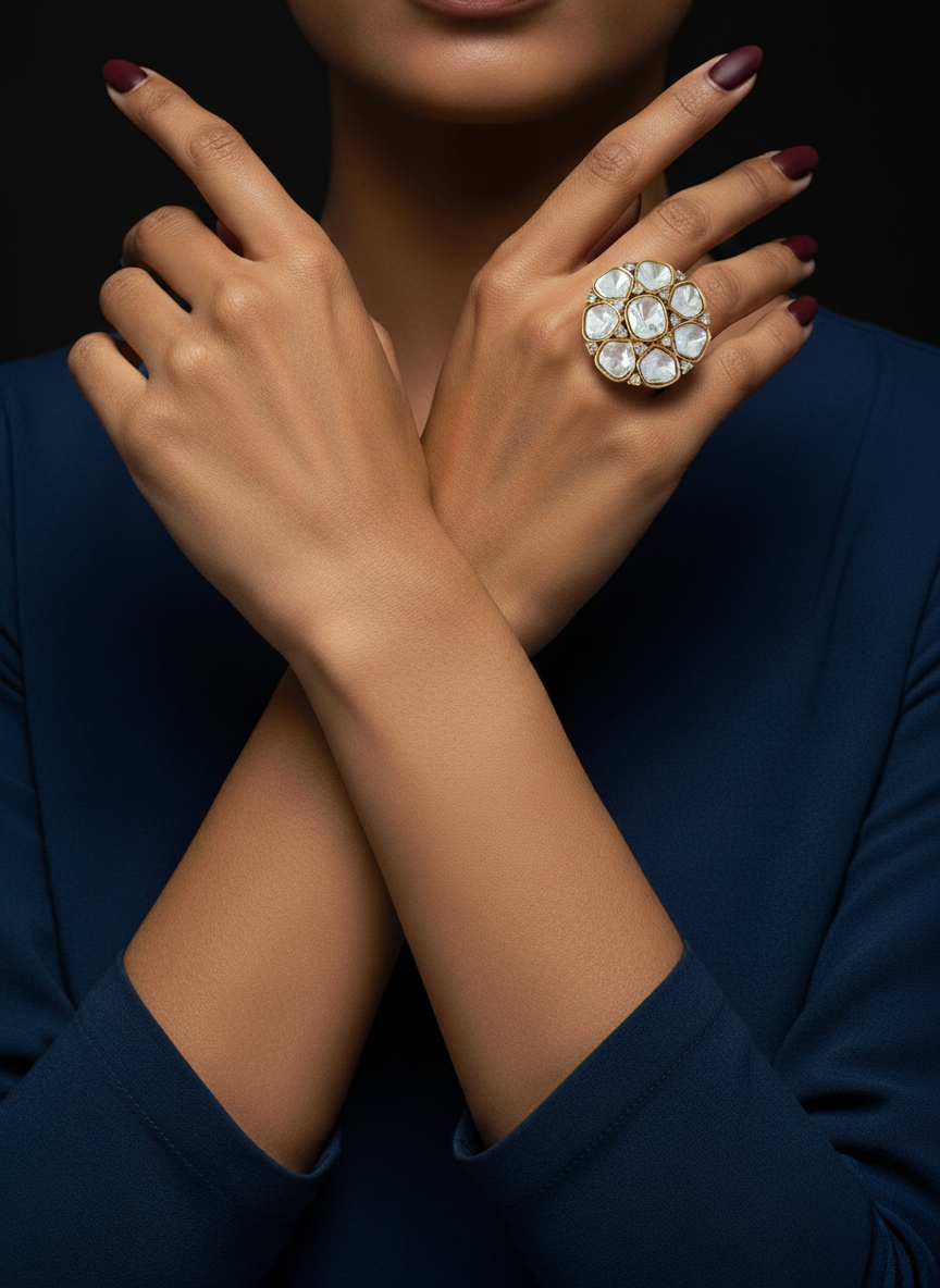 Esha Polki Ring