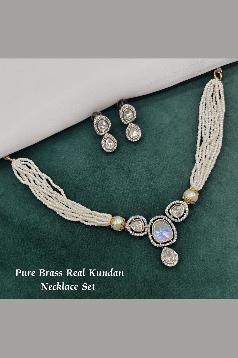 Polki kundan kavya set
