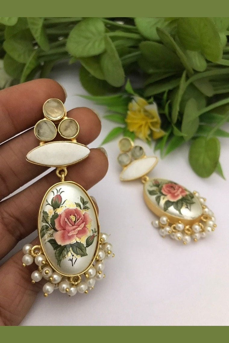 Pavni real pearl earrings