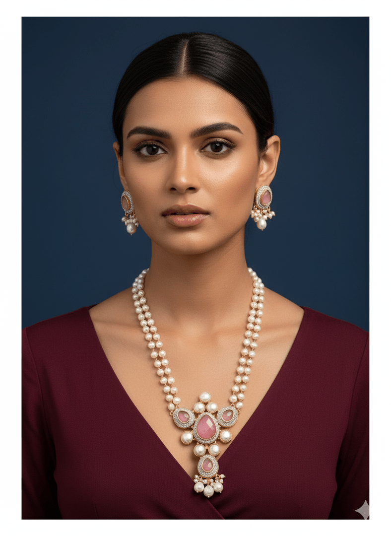 Azania real pearl set