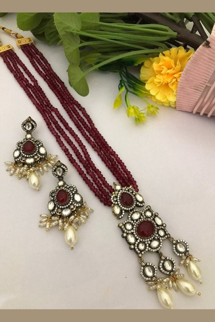 Shaina polki kundan set