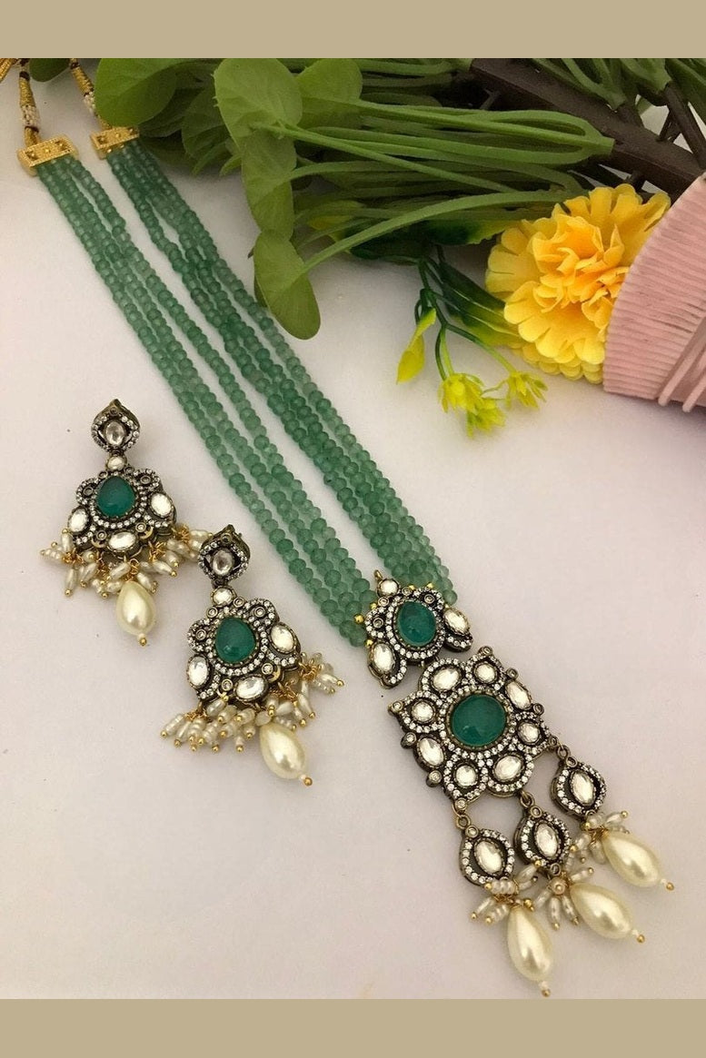 Adarshini polki kundan set