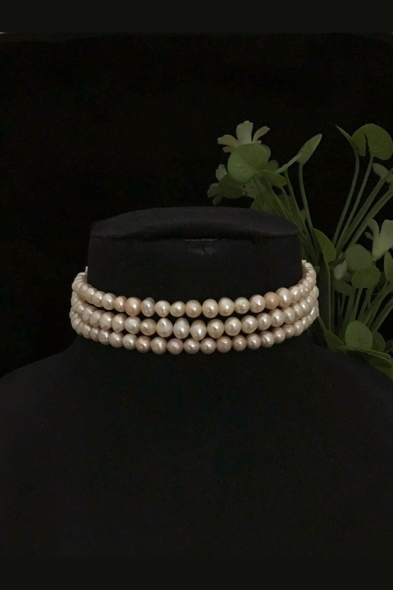 Real pearl banhi set