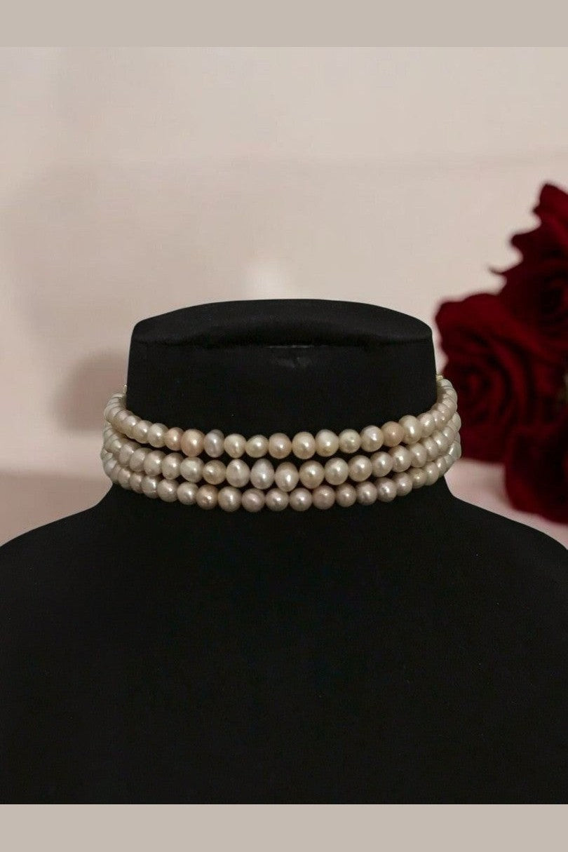 Real pearl banhi set