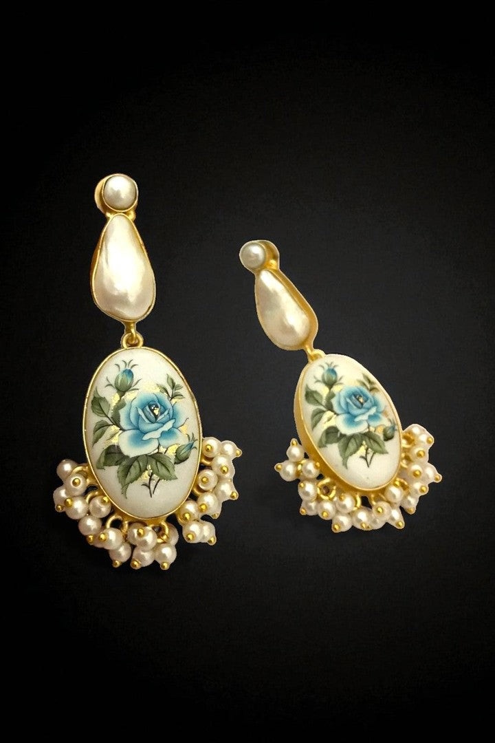 Afea real pearl earrings