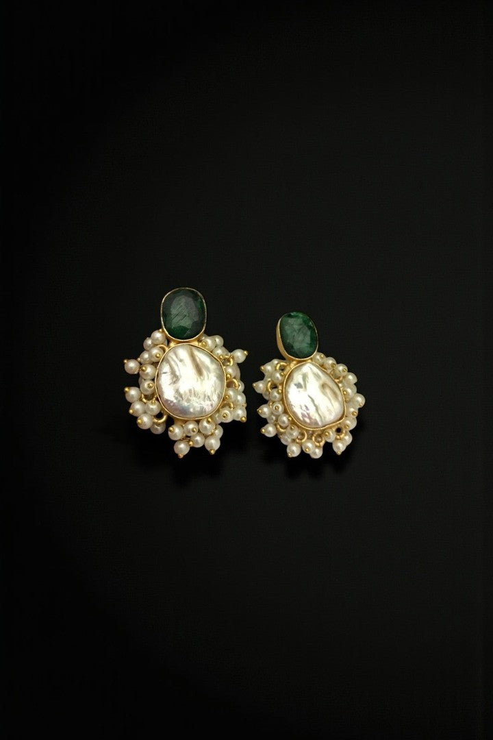 Darshini real pearl earrings