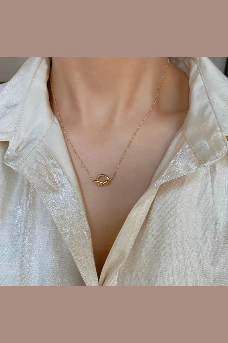 C-198 – 18k Gold Plated Stainless Steel Tarnish Free Waterproof Female Jewellery