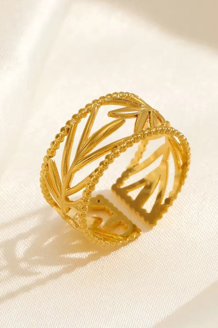 R-129 – 18k Gold Plated Stainless Steel Tarnish Free Waterproof Female Jewellery