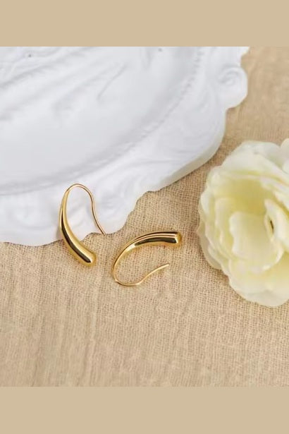 ES-275 -18k Gold Plated Stainless Steel Tarnish Free Waterproof Female Jewellery