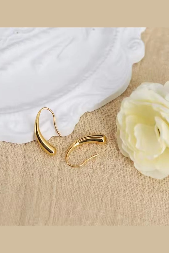 ES-275 -18k Gold Plated Stainless Steel Tarnish Free Waterproof Female Jewellery