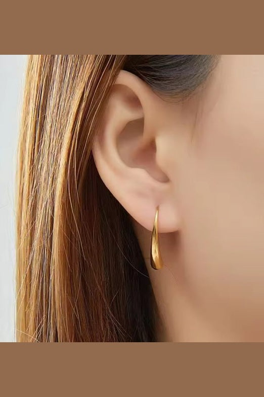 ES-275 -18k Gold Plated Stainless Steel Tarnish Free Waterproof Female Jewellery