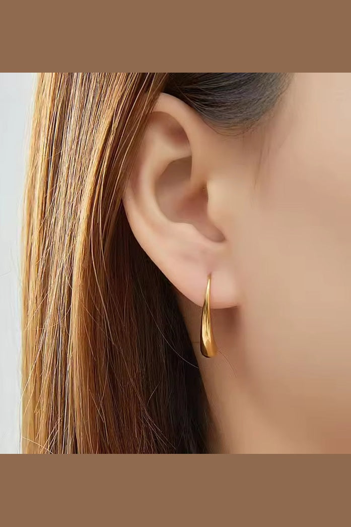 ES-275 -18k Gold Plated Stainless Steel Tarnish Free Waterproof Female Jewellery