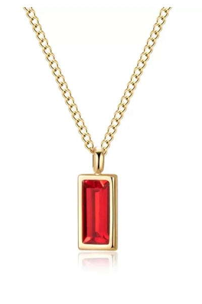 C-197 ONLY WHITE AVAILABLE 18k Gold Plated Stainless Steel Tarnish Free Waterproof Female Necklace