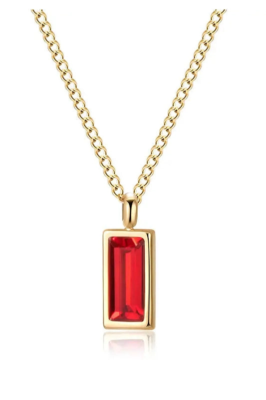 C-197 ONLY WHITE AVAILABLE 18k Gold Plated Stainless Steel Tarnish Free Waterproof Female Necklace