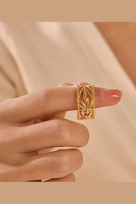 R-129 – 18k Gold Plated Stainless Steel Tarnish Free Waterproof Female Jewellery