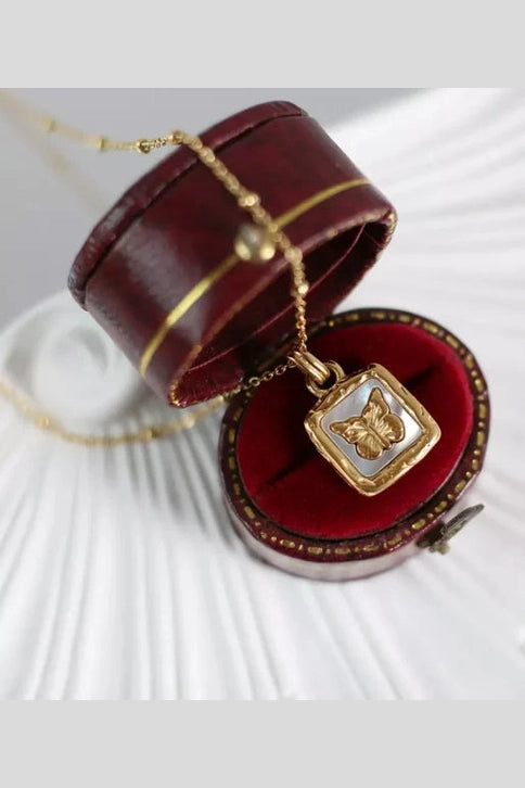 C-193 STAINLESS STEEL 18K GOLD PLATED ANTI TARNISH NECKLACE