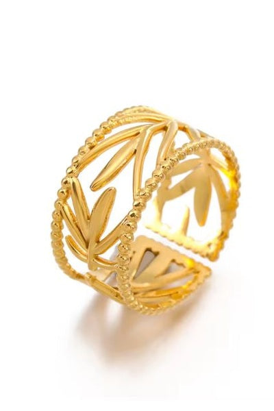 R-129 – 18k Gold Plated Stainless Steel Tarnish Free Waterproof Female Jewellery