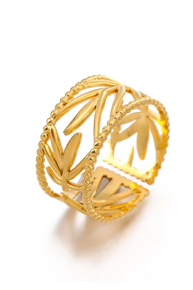 R-129 – 18k Gold Plated Stainless Steel Tarnish Free Waterproof Female Jewellery