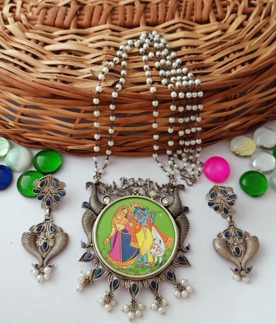 Radha Shyam Handpainted Set