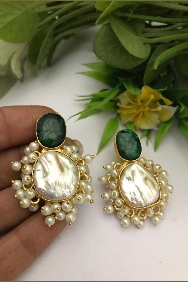 Darshini real pearl earrings