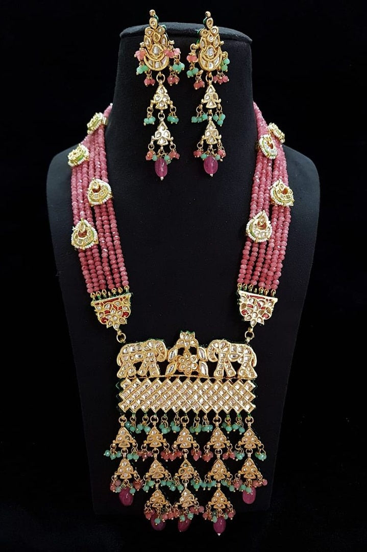 Pranshi long kundan set