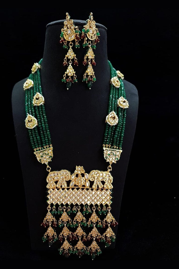 Pranshi long kundan set