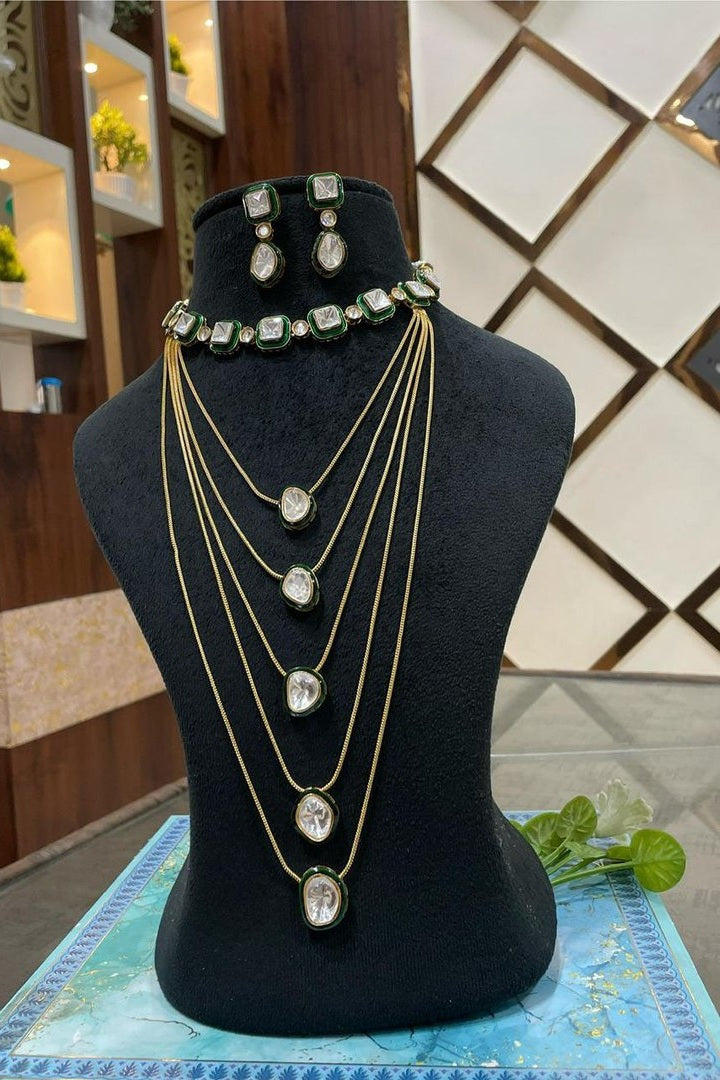 Aaloka Polki Kundan Set