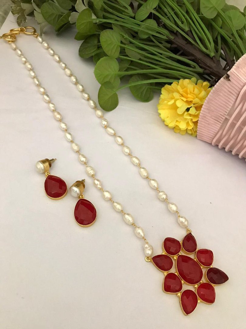 Omisha Real Pearl Set