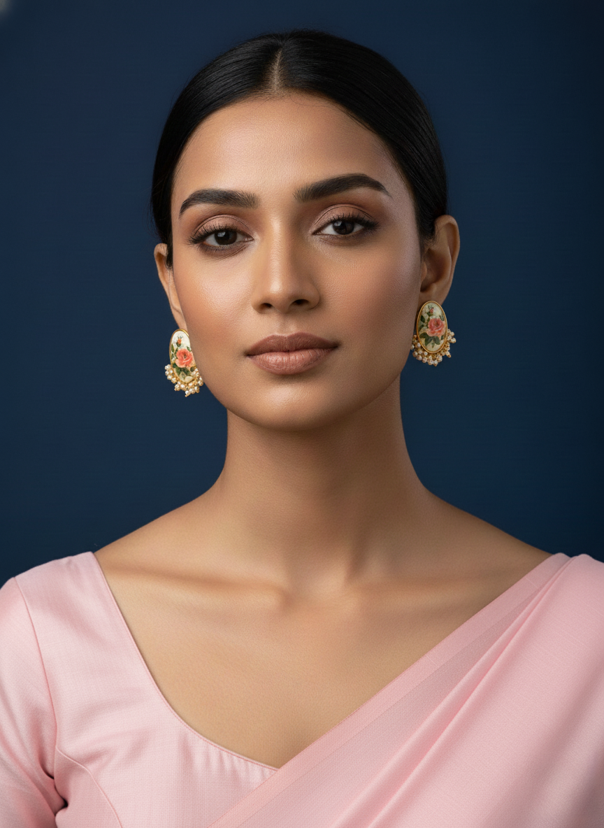 Lucia real pearl earrings
