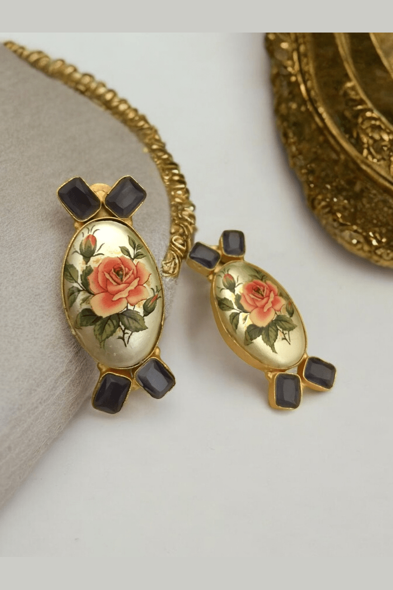 Shiya real pearl earrings