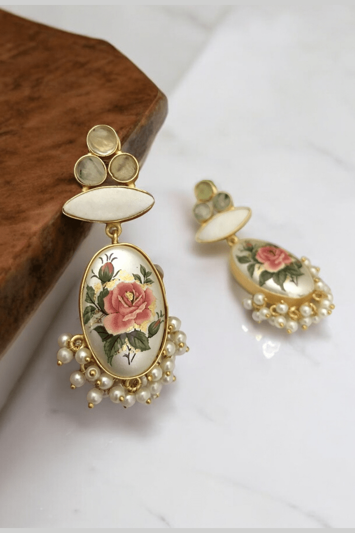 Pavni real pearl earrings