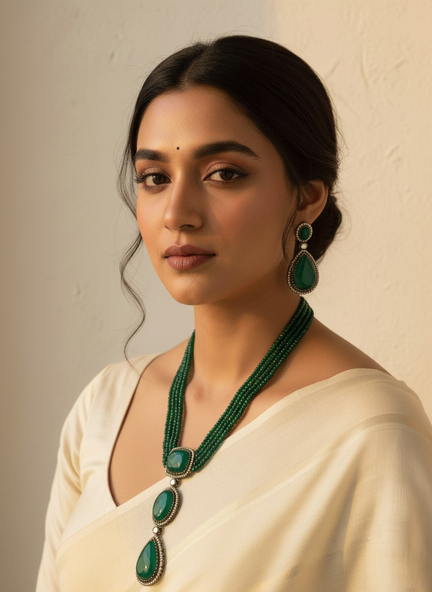Nayantara kundan set