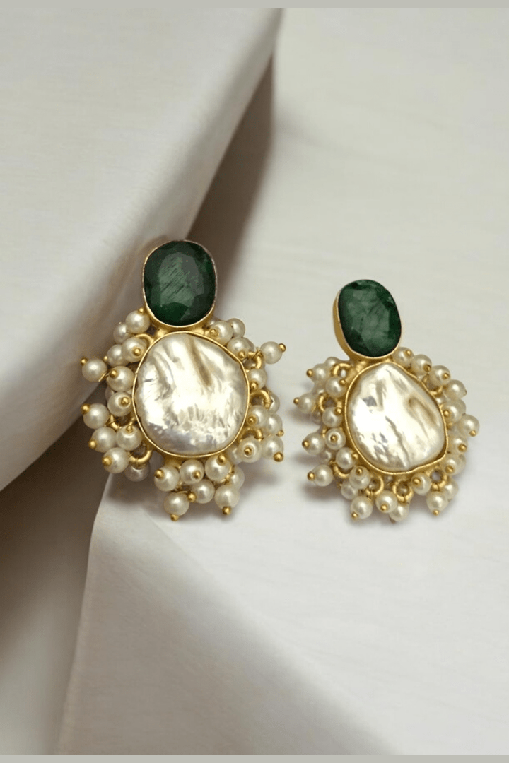 Darshini real pearl earrings