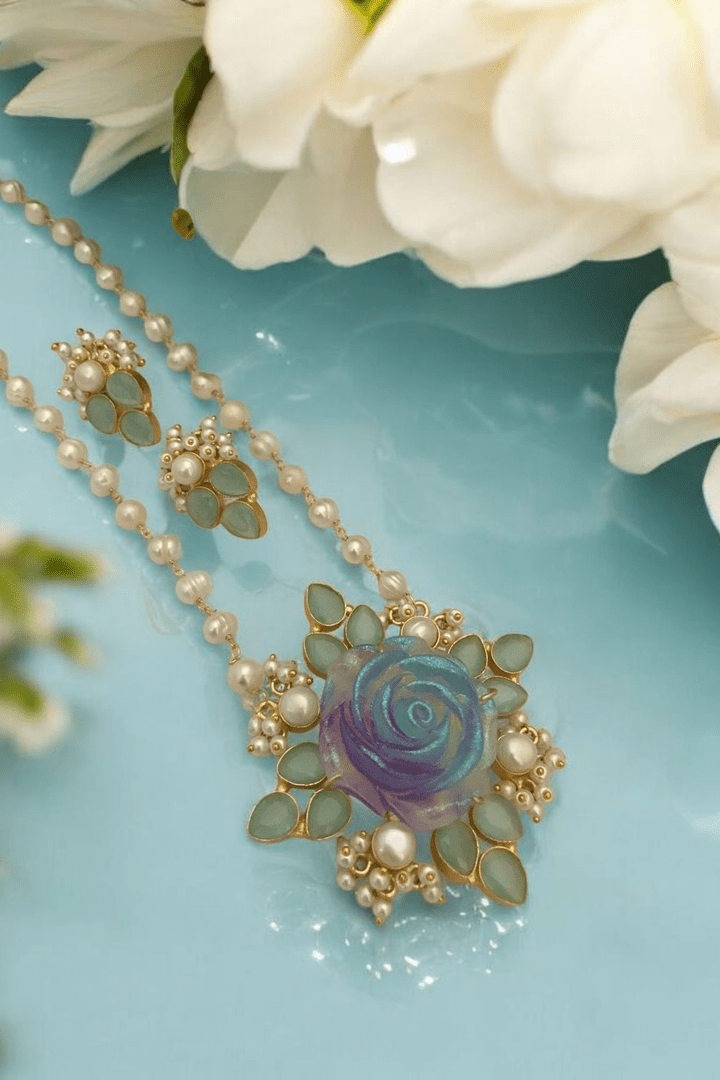 Rashita real pearl set