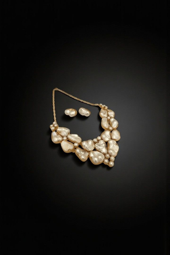 Vachaya real pearl set
