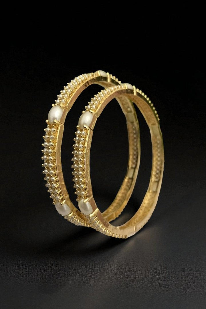 Vasundhra real pearl bangles