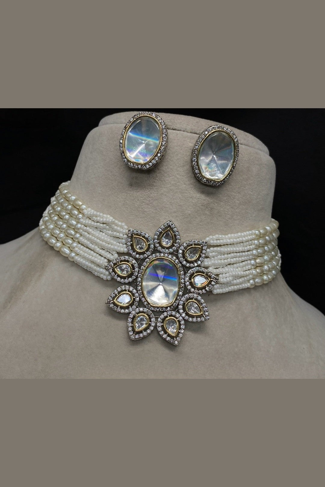 Gargi polki kundan set
