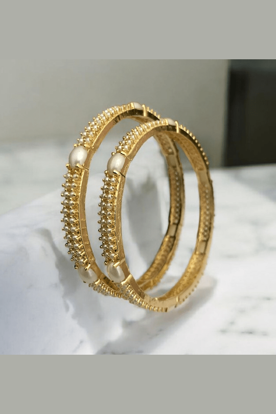 Vasundhra real pearl bangles