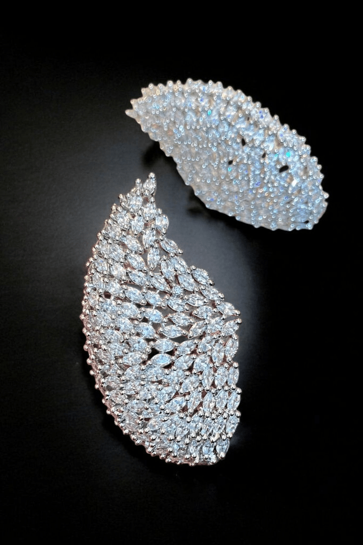 Samantha cz stone earcuffs