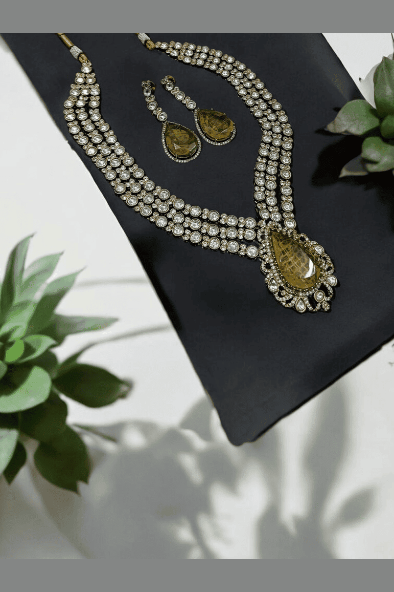 Arghya polki kundan set