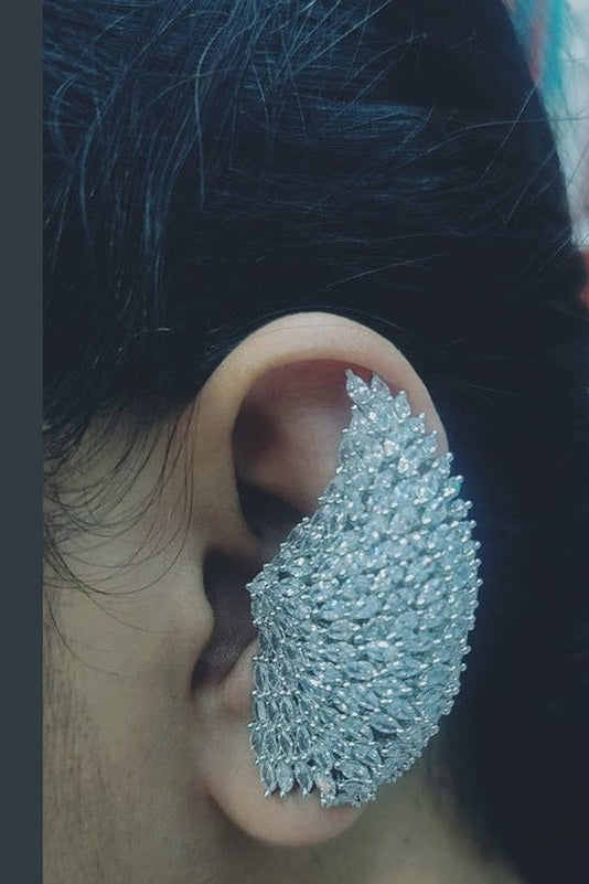 Samantha cz stone earcuffs